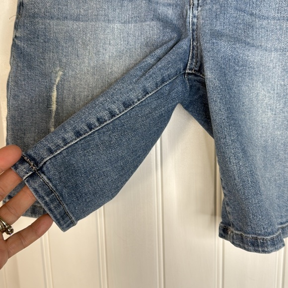 Wit & Wisdom Bermuda Jeans Distressed Shorts Sz 8 - Picture 10 of 12